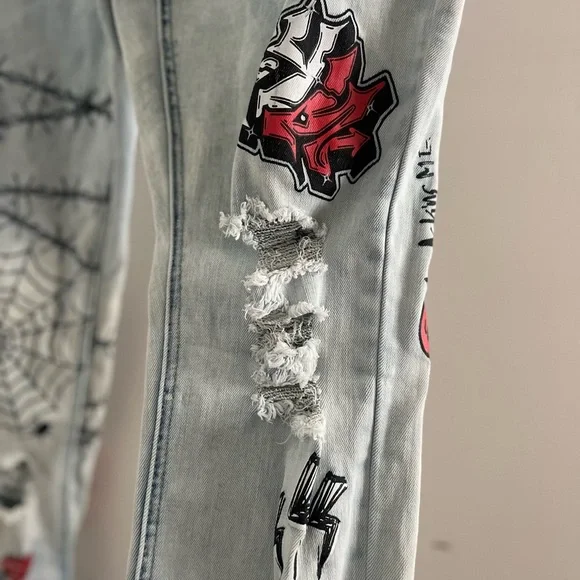 Ninth Hall Rogue Skinny Light Wash Jeans - Picture 5 of 11